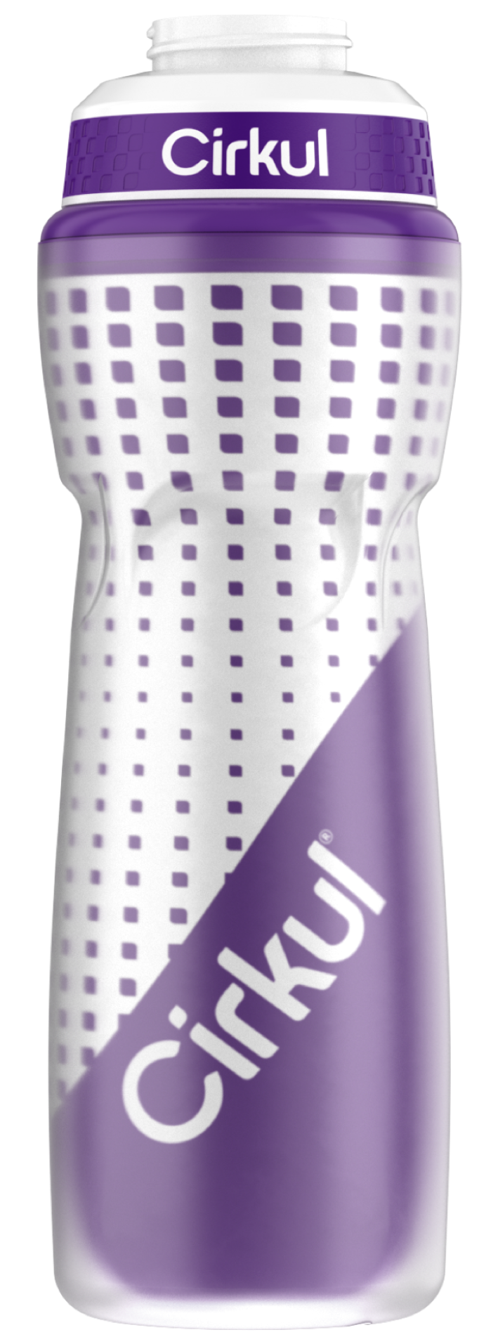 22oz. Insulated Squeeze Plastic Bottle & Sport Lid RCG