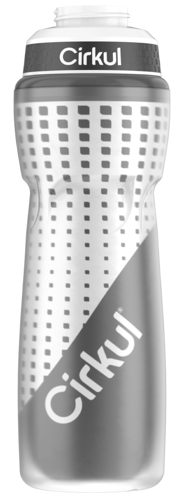 22oz. Insulated Squeeze Plastic Bottle & Sport Lid RCG
