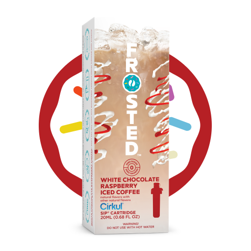 Frosted White Chocolate Raspberry Iced Coffee JFA